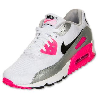 Womens Nike Air Max 90 Premium Running Shoes White