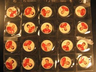 20 1961 62 Shirriff Salada Hockey Coins Wings Howe