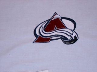Colorado Avalanche Hockey Fabric Americana Block