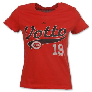 Majestic Cincinnati Reds Joey Votto Lead Role Womens Tee