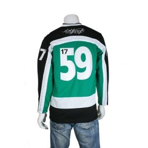 Official Guinness Black Green Mens Ice Hockey Jersey