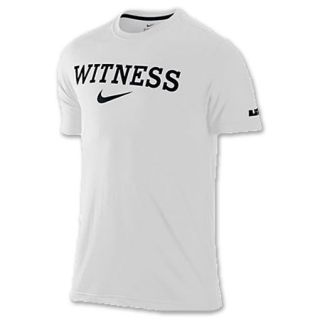 Mens Nike LeBron Dri FIT Witness T Shirt White