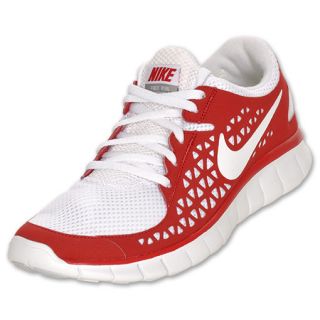 Nike Free Run+ Womens Running Shoe White/Red