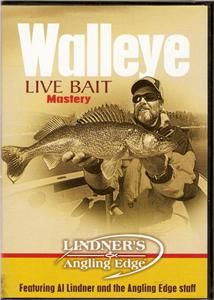 Walleye Live Bait Mastery Lindners Fishing DVD New