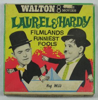ABBOTT COSTELLO   LAUREL HARDY SOUND SUPER 8 / REG 8MM film LOT OF (4