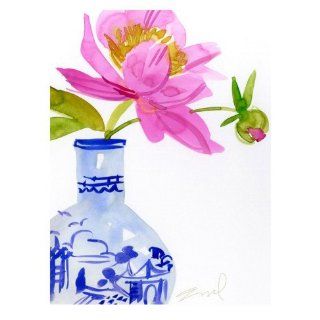 Watercolor Vase Wall Decal Without border 22 x 29.5 in