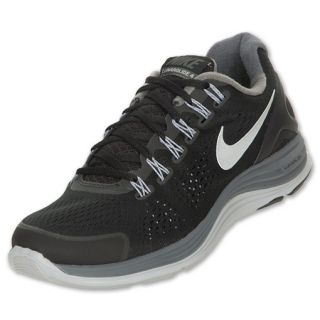 Mens Nike LunarGlide+ 4 Running Shoes Black/Silver