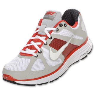 Nike Lunar Elite+ Mens Running Shoe White/Grey/Red