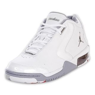 Jordan Mens Big Fund Basketball Shoe White/White