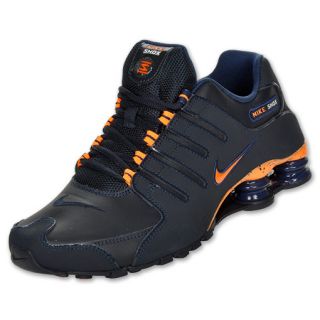 Nike Shox NZ EU Mens Running Shoes Navy/Orange