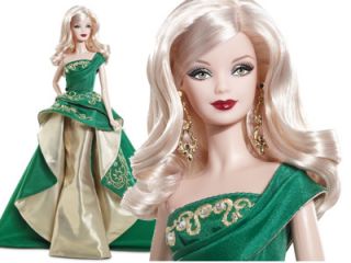 New Mattel 2011 Holiday Barbie Collectors Edition Barbie Doll