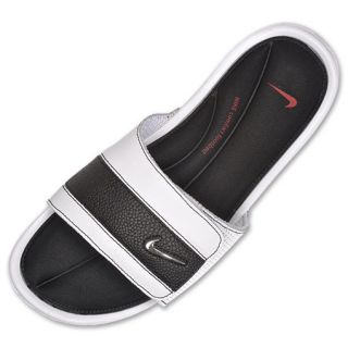 Nike Mens Comfort Slide Sandal White/Red/Black