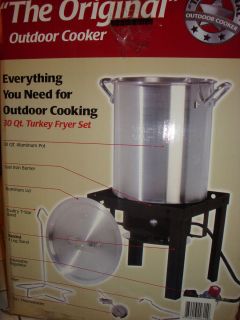 THE ORIGINAL 30 Qt. Outdoor cooker/ Turkey Fryer Set NIB
