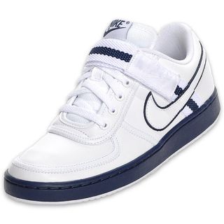 Nike Mens Vandal Low Basketball Shoe White/Navy
