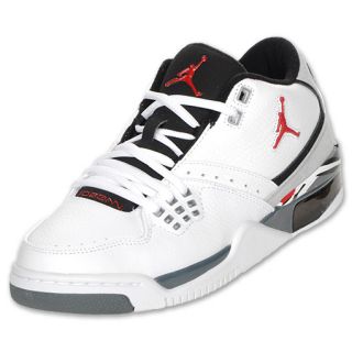 Jordan Mens Flight 23 Basketball Shoe White/Red