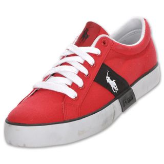Polo Giles Mens Casual Shoe Red/Black/White