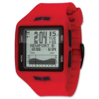 Vestal Brig Tide and Train Digital Surf Watch Red