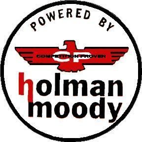 Holman Moody Powered Vinyl Sticker A2375 12 Inch