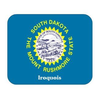 US State Flag   Iroquois, South Dakota (SD) Mouse Pad