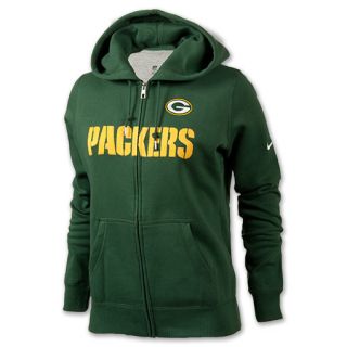 Nike Green Bay Packers NFL Tailgater Womens Full Zip Hoodie