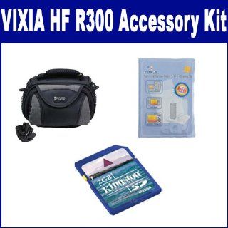 Canon VIXIA HF R300 Camcorder Accessory Kit includes
