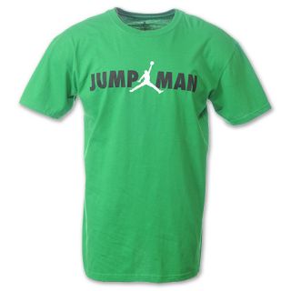 Jordan Jumpman Mens Tee Shirt Apple Green/Black