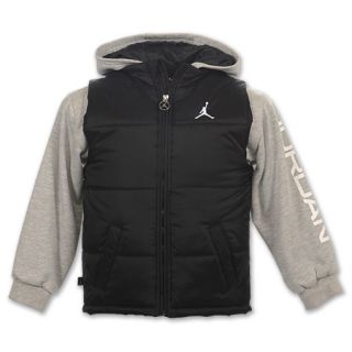 Jordan Classic 2Fer Youth Jacket Black/Grey/White