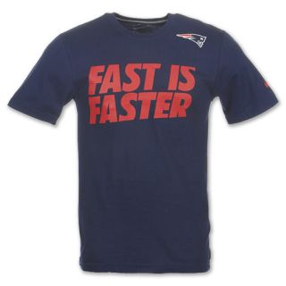 Nike New England Patriots NFL Fast is Faster Mens Tee Shirt