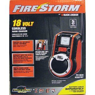 Black & Decker FireStorm 18 Volt 18V Cordless Radio Charger FS18CH