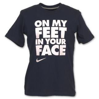 Nike On My Feet Kids Tee Shirt Obsidian