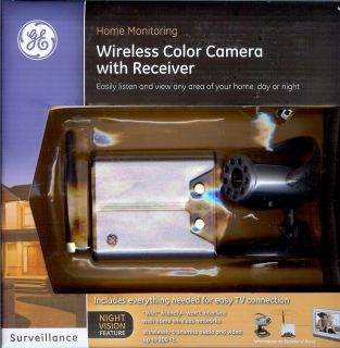 GE home monitoring wireless color Camera with receiver 45234