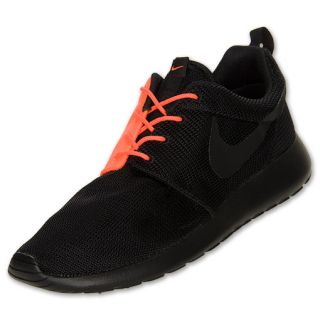 Mens Nike Roshe Run Casual Shoes Black/Total