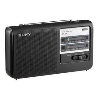 New Sony Portable AM/FM Radio BLACK LED Tuning indicator