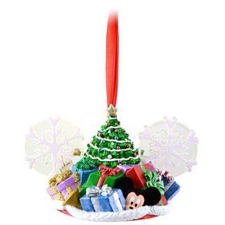 Disney Parks Mouse Mickey Ear Hat Christmas Tree Duffy Ornament