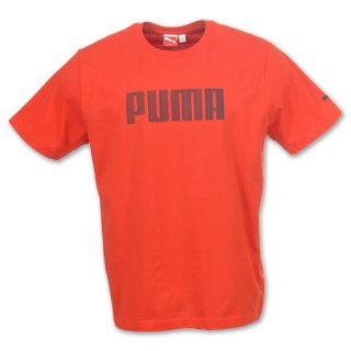 Puma Summer Mens Tee Shirt Fiery Red