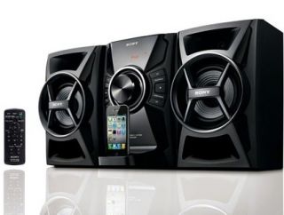 NEW Sony 100 Watt Home Audio Hi Fi Stereo Sound System with iPod Dock