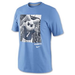 Nike North Carolina Tarheels NCAA Mascot Photo Mens Tee Shirt