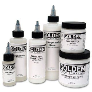 Golden Open Acrylic Gel Medium   Matte 1 Gallon Arts