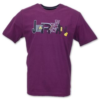 Jordan Celebrate the Js Mens Tee Shirt Bordeaux