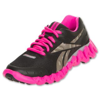 Reebok Zig Shark Preschool Running Shoes Black/Pink