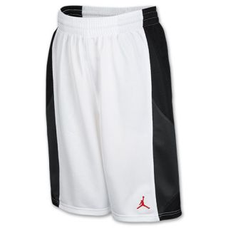 Kids Jordan Knit Basketball Shorts White/Black