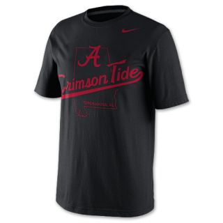 Mens Nike Alabama Crimson Tide NCAA State T Shirt