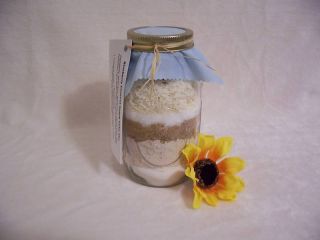 New Homemade Almondy Joy Brownie Mix Quart Jar Gift
