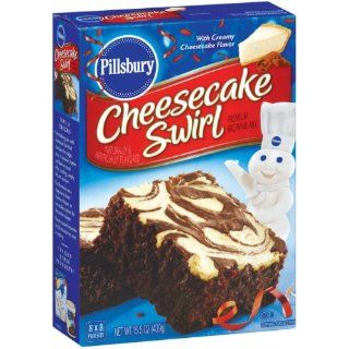 Pillsbury Cheesecake Swirl Brownie Mix, 15.5 Ounce Boxes (Pack of 12