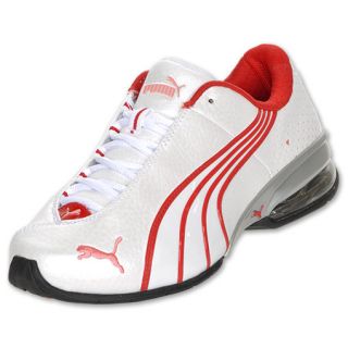 Puma Womens Jago Cell Running Shoe White/Red/Pink