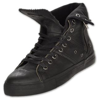 Levis Zip Ex Ultra Mens Casual Shoes Black Mono