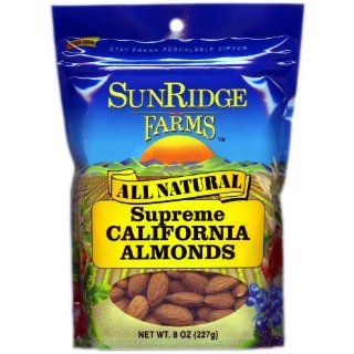 Suprems Grade California Almonds 12/8 oz. bags Grocery