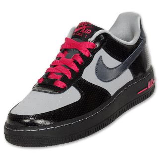 Nike Kids Air Force 1 Low Basketball Shoe Black