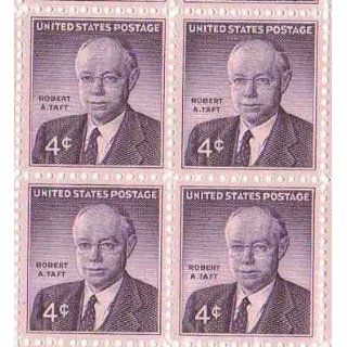 Robert A. Taft Set of 4 x 4 Cent US Postage Stamps NEW