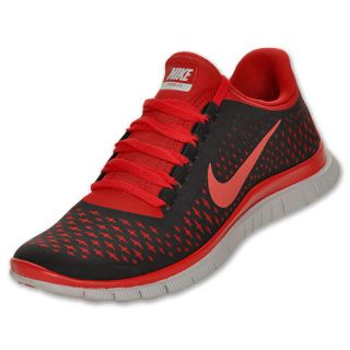 Mens Nike Free +3.0 V4 Black/Gym Red/Wolf Grey